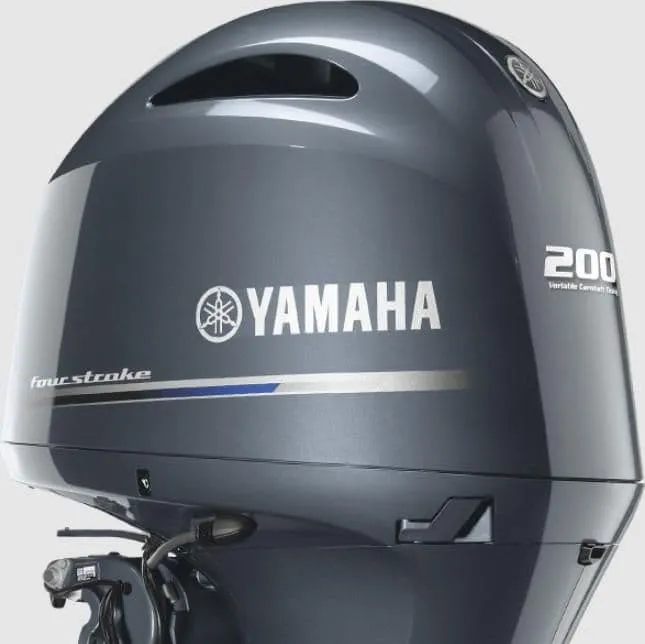 Yamaha F200XB, 200 HP, 25" SHAFT, REMOTE, ELECTRIC, PT&T, IN-LINE FOUR 2.8L