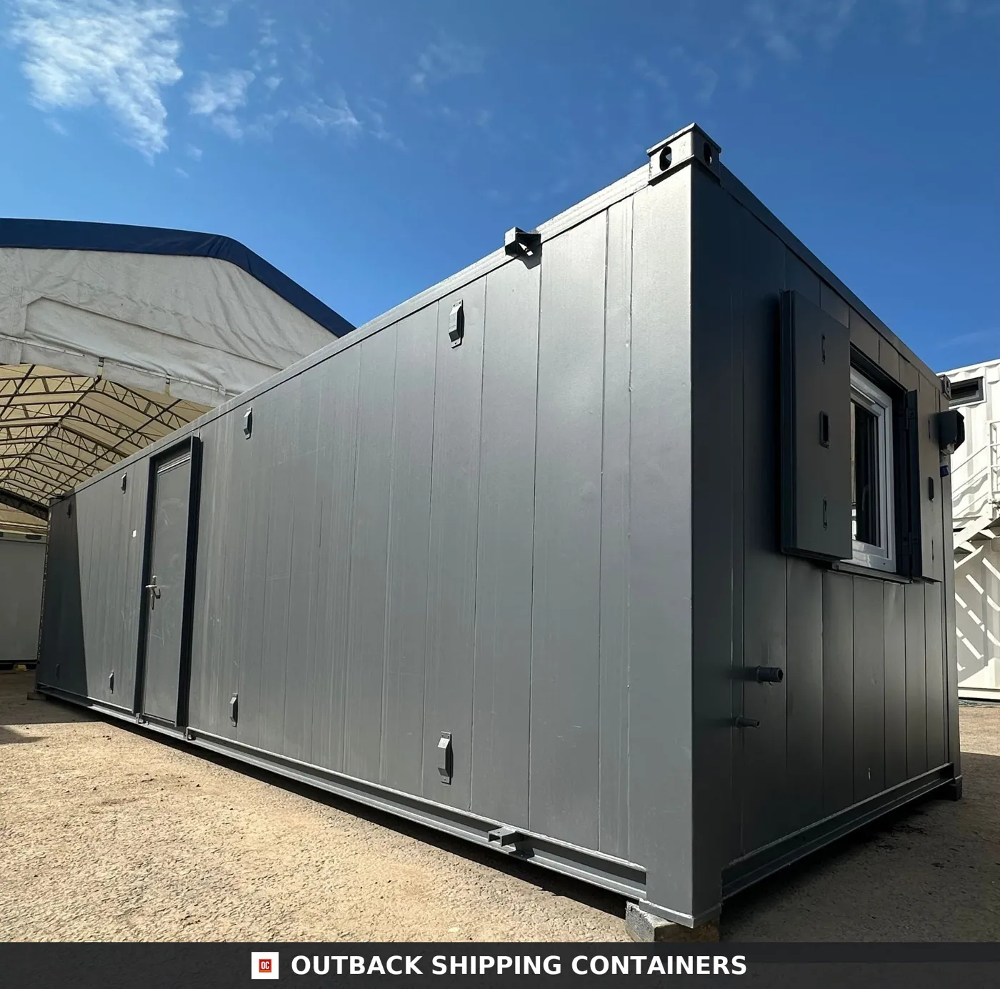 32x10ft Cabin – Container Office / Canteen / Office – Anti-Vandal Cabin – Portable Building