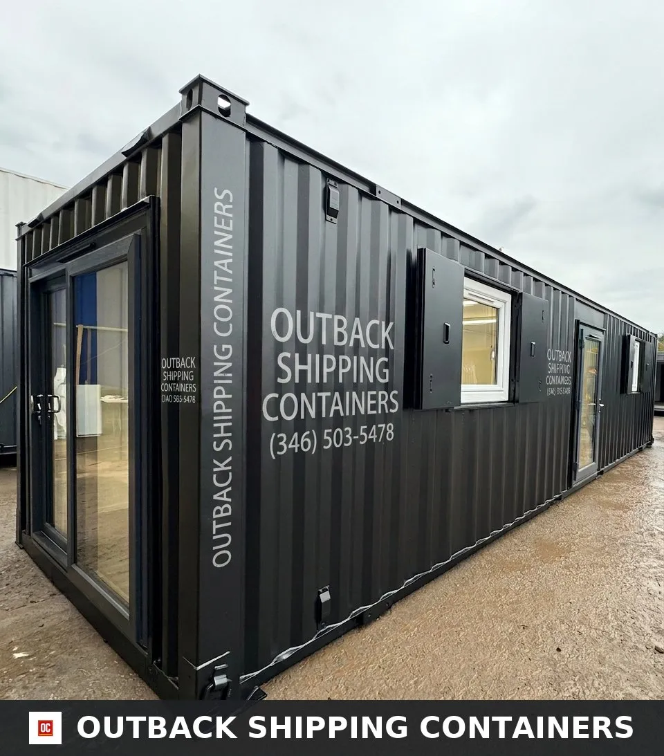 32x10ft — CUSTOM Cabin — Office / Canteen — Sliding Door — Portable Building — No 1120