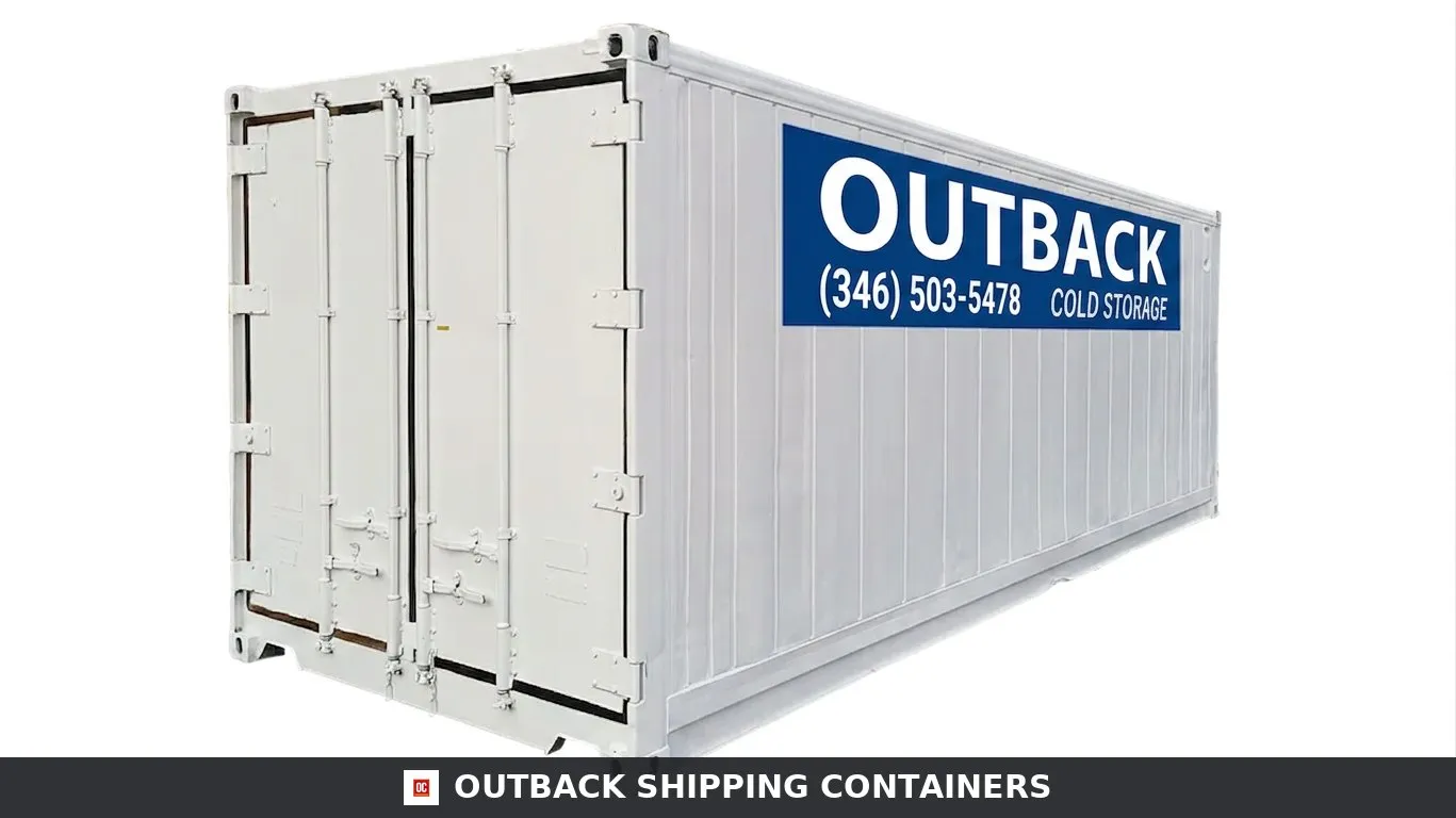 Single-Phase 20ft Refurbished Refrigerated Container Medium Temp