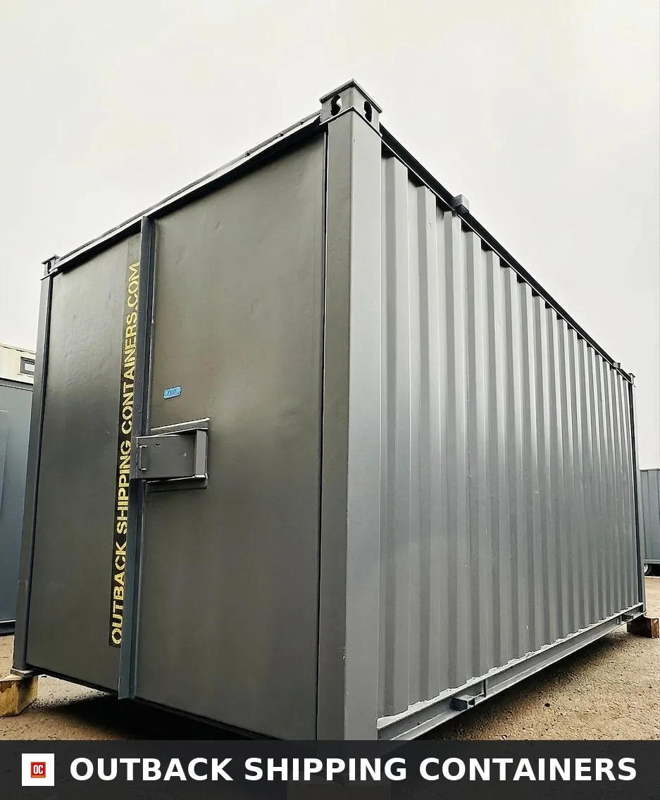 16x8 ft Steel Store — Anti-Vandal Storage Container