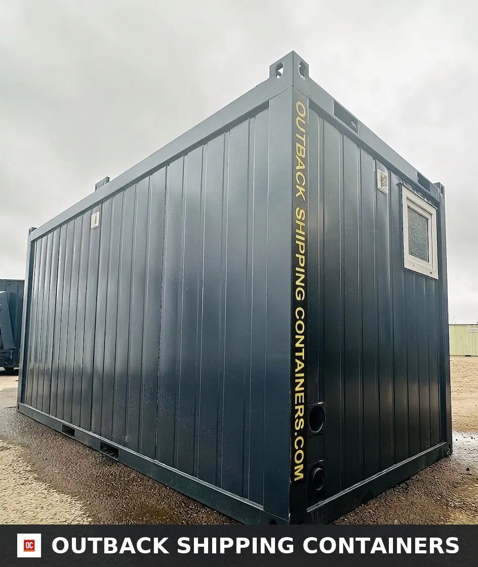 3+1 Toilet Block — 16 x 8 ft Anti-Vandal — Portable Toilet Block — No 1232
