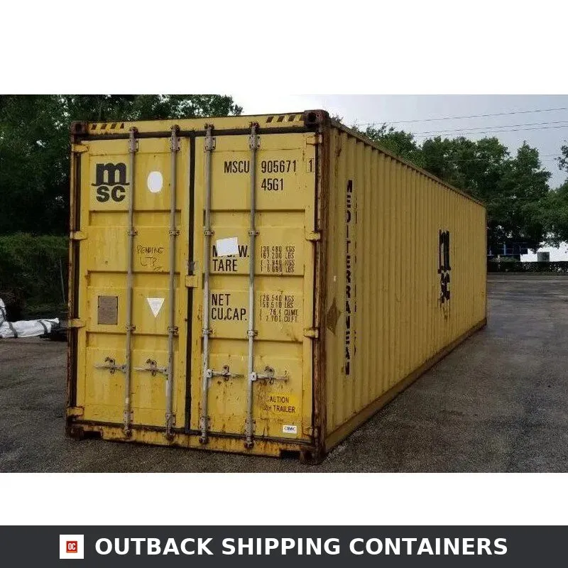 40 Ft HC Used Shipping Containers High Cube Wind And Watertight