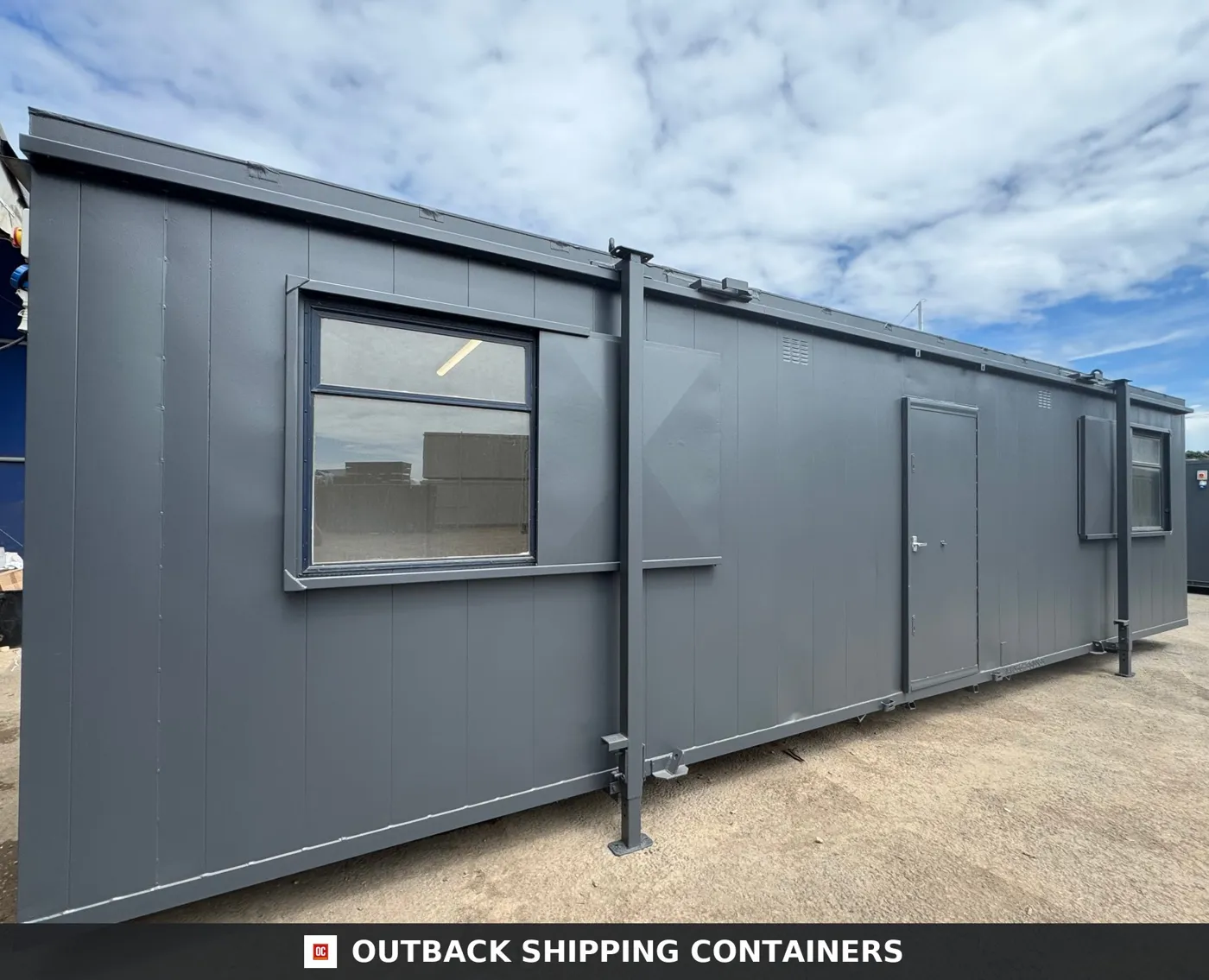 32x10 ft – Portable building – 2 Rooms – Anti-Vandal Portable Cabin – Office / Canteen