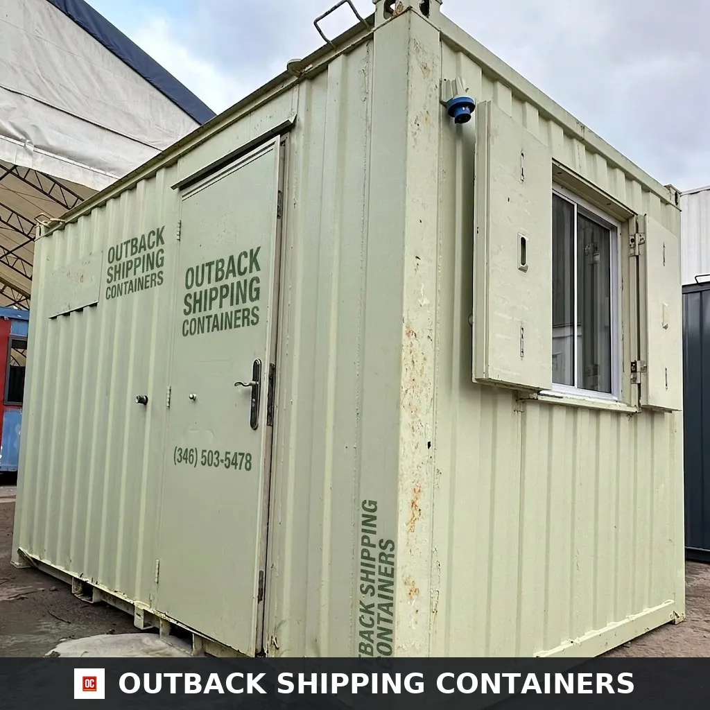 12 x 8 ft — Canteen / Office — Building Site Accommodation — Portable Anti-Vandal Cabin
