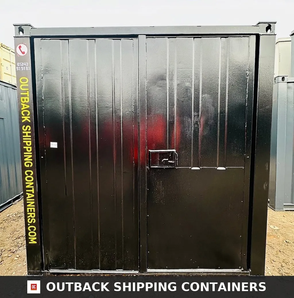 10x8 ft Steel Secure Storage Container — Anti-Vandal Store