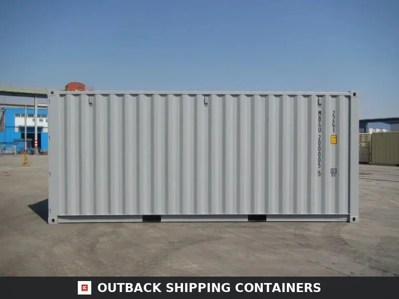 Grey New build 20ft Shipping Container