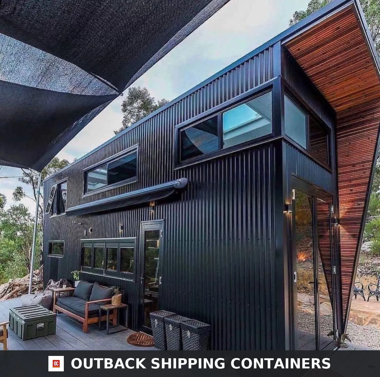 Luxury 1BHK Duplex Container Home with Spacious Outdoor Deck, Fully Furnished Modern Tiny House, Prefab Steel Family Home