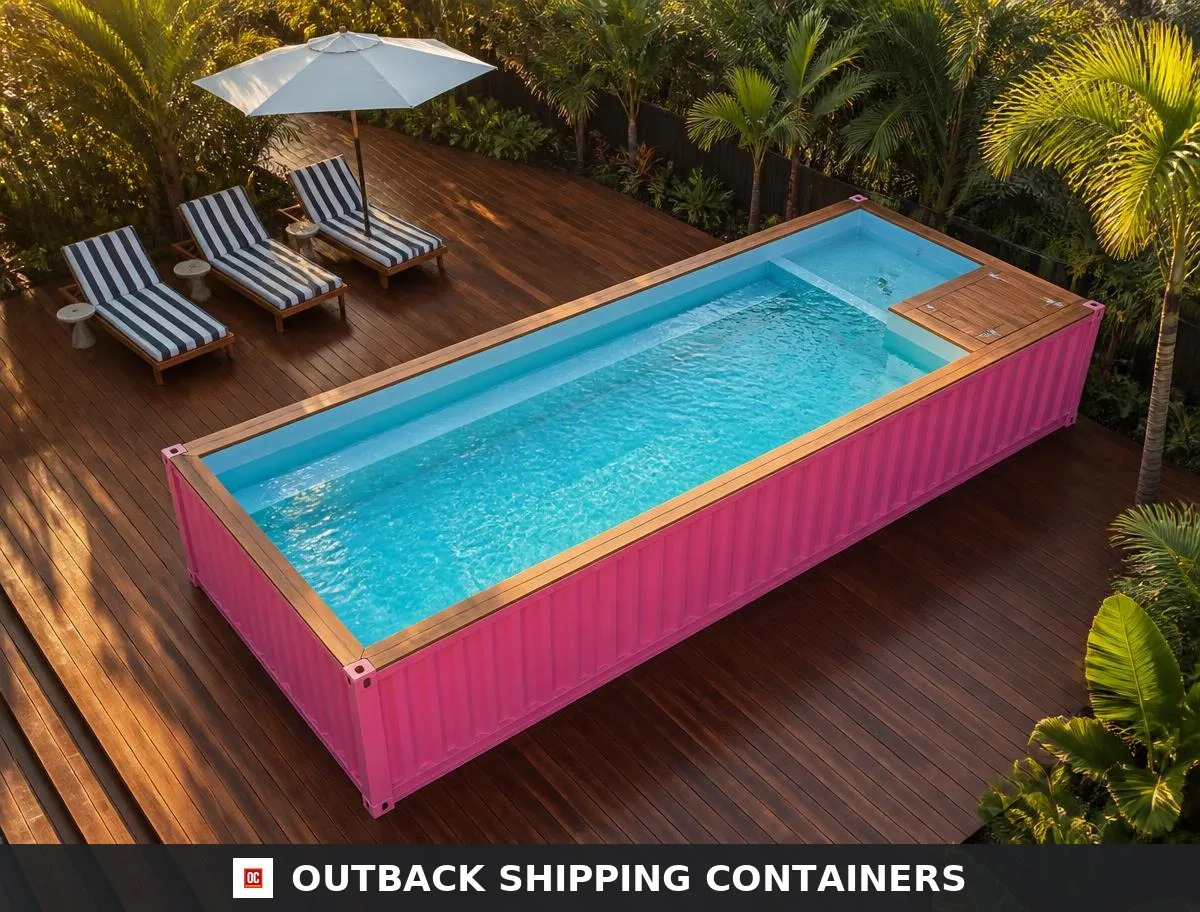 Pink 30 FT Container Pool