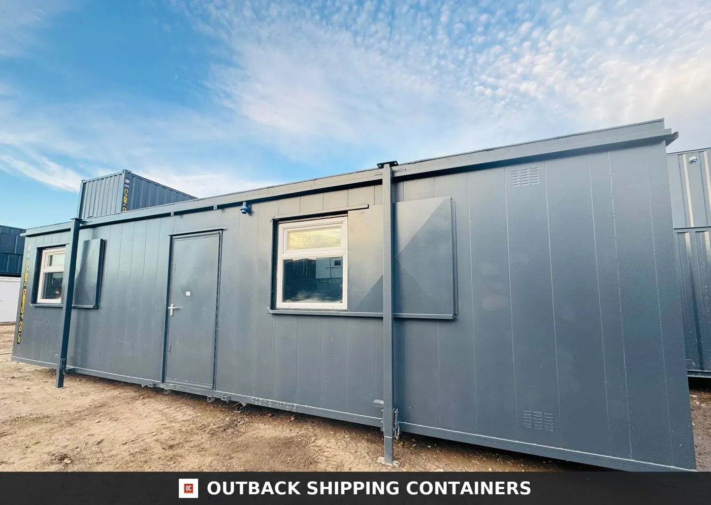 32ft Cabin – Container Office / Canteen – Anti-Vandal Cabin – Portable Building – 10x3 m Cabin