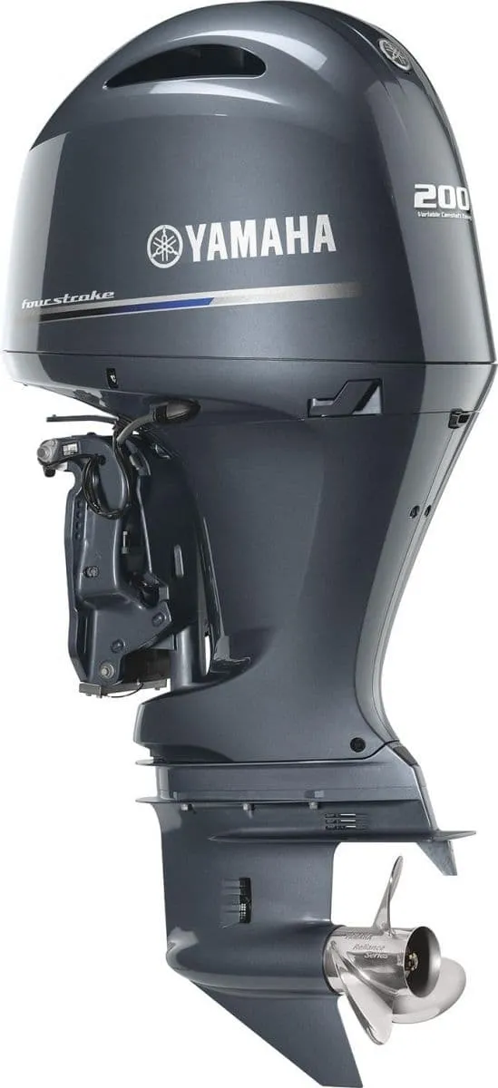 Yamaha F200LB, 200 HP, 20" SHAFT, REMOTE, ELECTRIC, PT&T, IN-LINE FOUR 2.8L