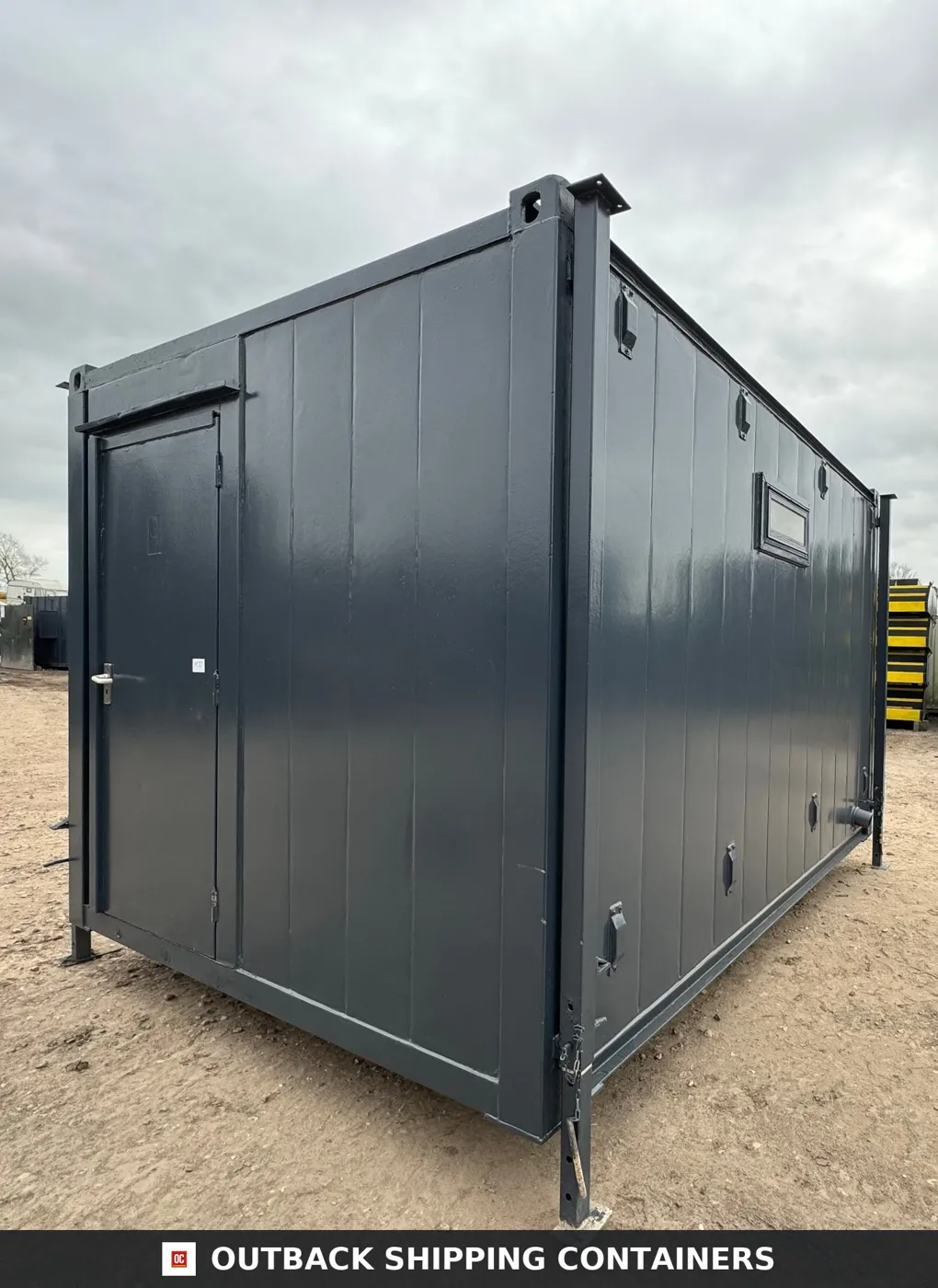 13 x 9 ft Anti-Vandal — 2 + 1 Toilet Block — Portable Building — No 1100