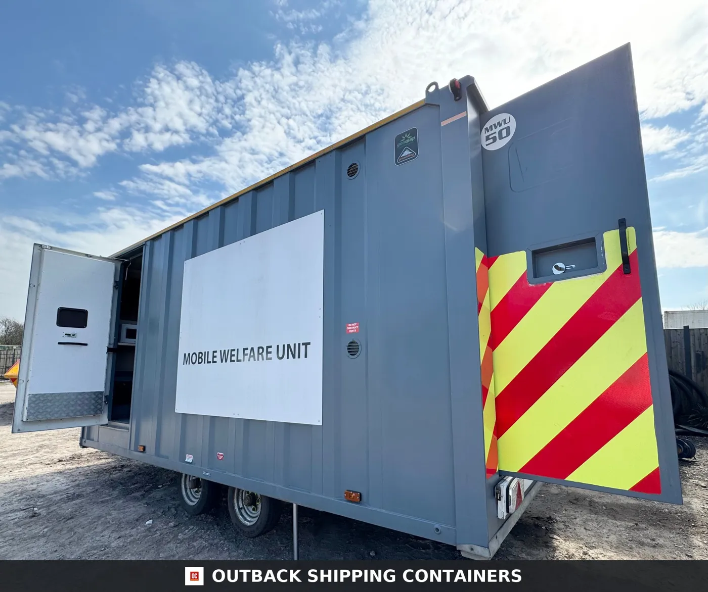 Groundhog Towable Mobile Welfare | 2019 Twin Axle 16ft Welfare | GPO500 | Building Site Accommodation | Reduced | No 1444