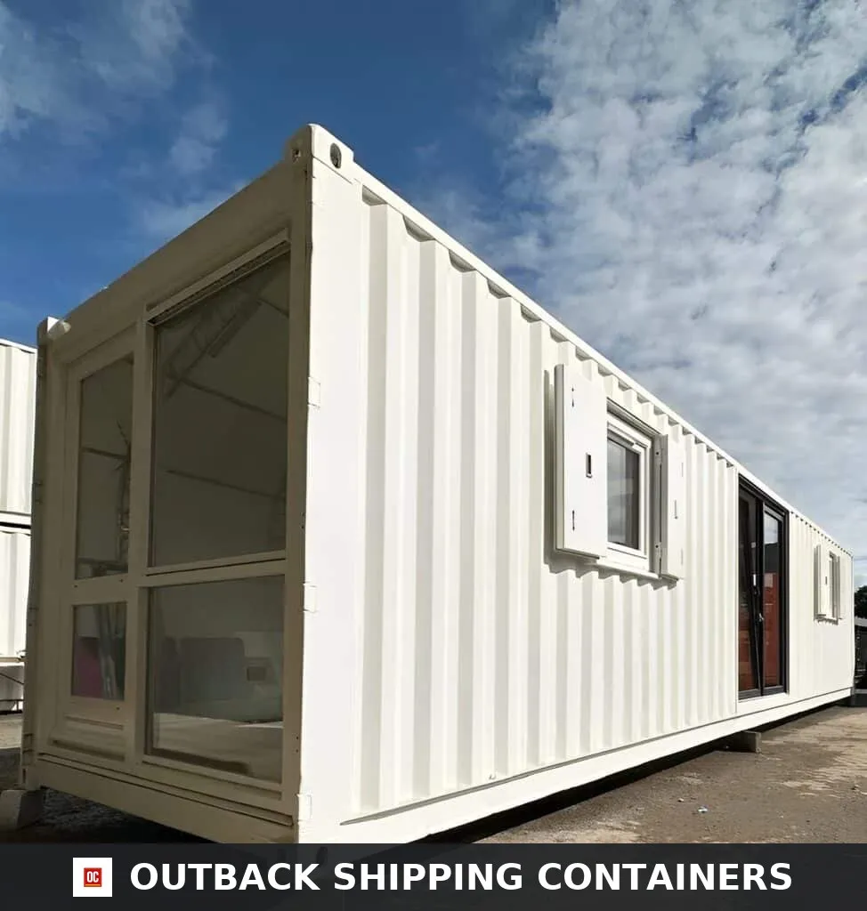 Converted 40ft Shipping Container | Open Plan Office | Portable Container Building