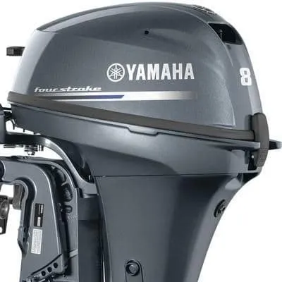 Yamaha F8SMHB, 8 HP, 15" SHAFT, TILLER, MANUAL, PORTABLE