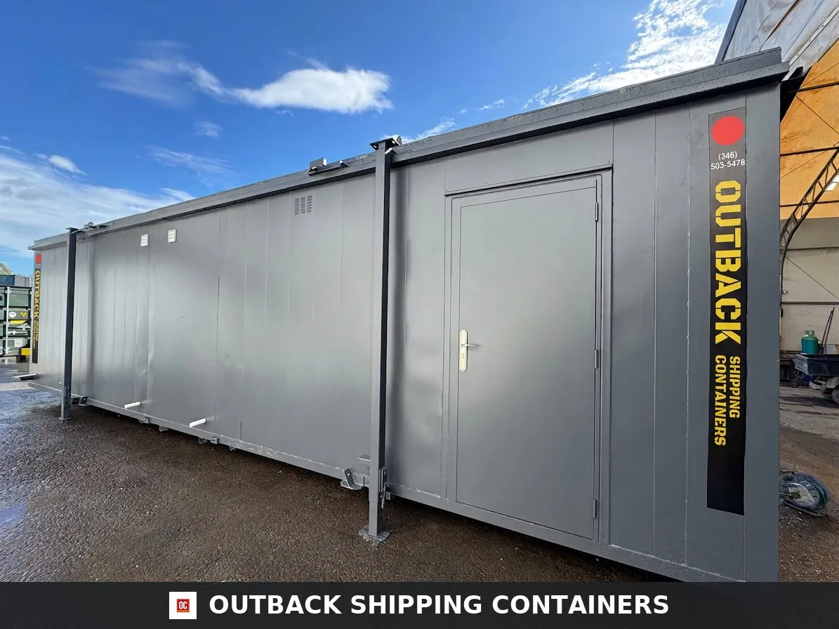 32x10ft — Toilet Block + Twin Shower Room + Drying Room — Changing Room — Anti Vandal Cabin — Portable building — Welfare — No 1348