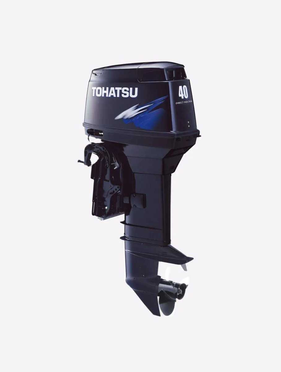 Tohatsu MD4082ETOL, 40 HP, 20 IN SHAFT, ELECTRIC START ,TILLER,PT&T