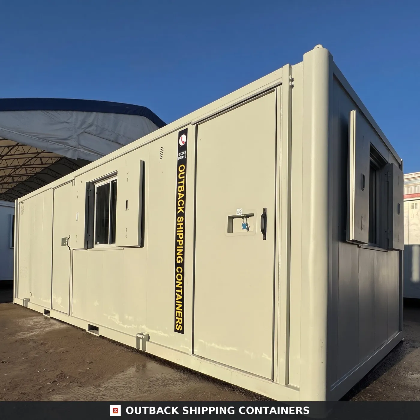 25X9FT Static Welfare Unit — Office, Toilet, Canteen | No 1250