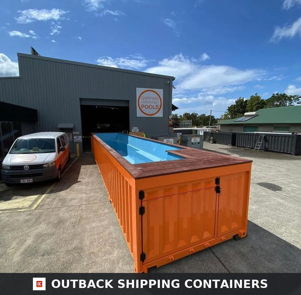 40 FT Container Pool (Orange)