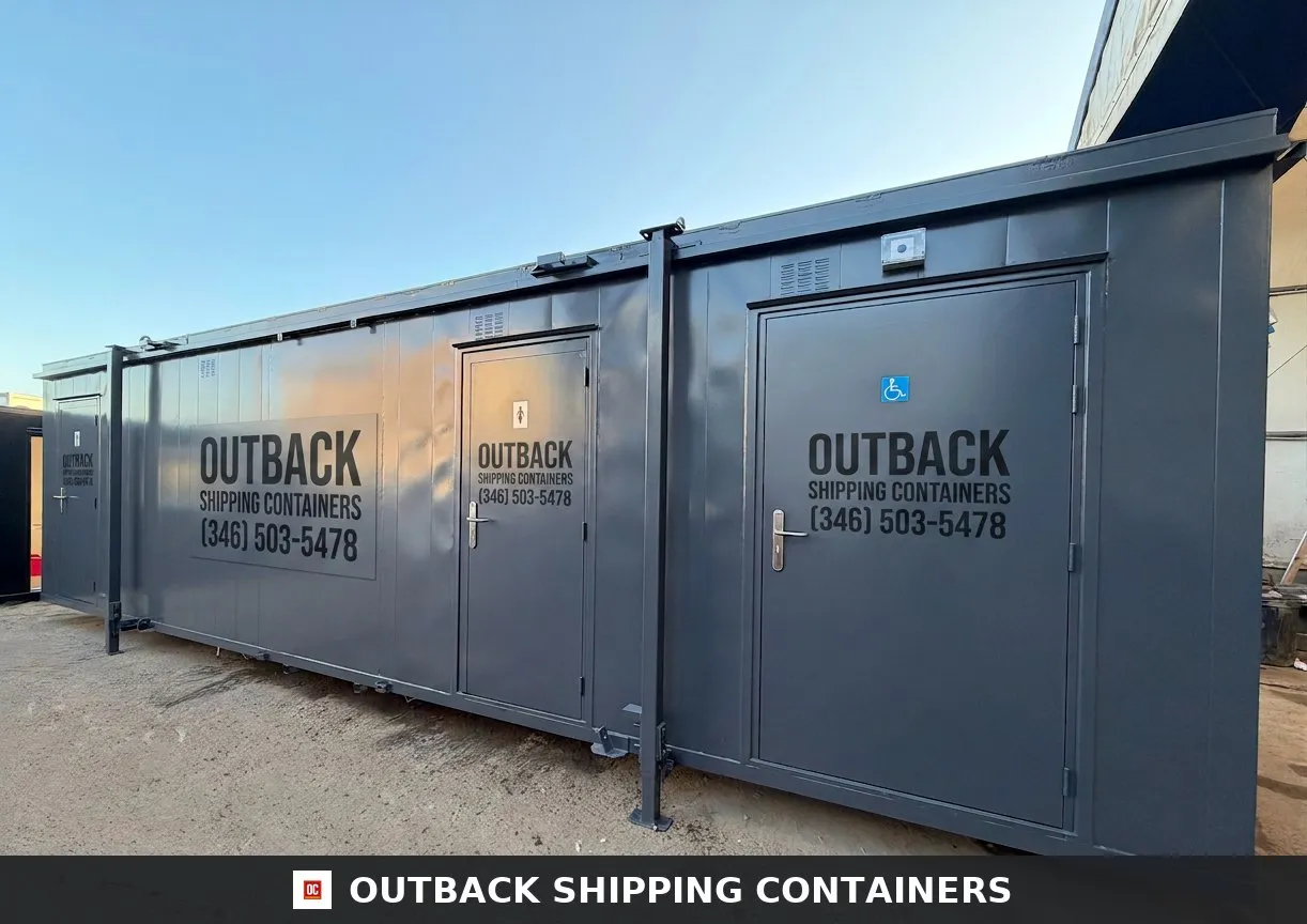 32x10ft — CUSTOM — Cabin / Container — Mens / Ladies + Disabled Access Toilet Block — Portable Anti-Vandal Building — Welfare — DDA — No 13…