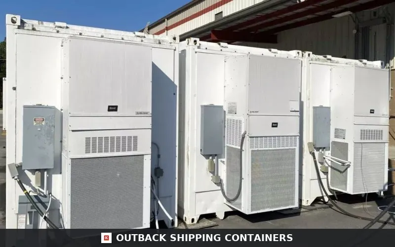40 Foot High-Cube Insulated Shipping Container with 5 Ton Bard HVAC