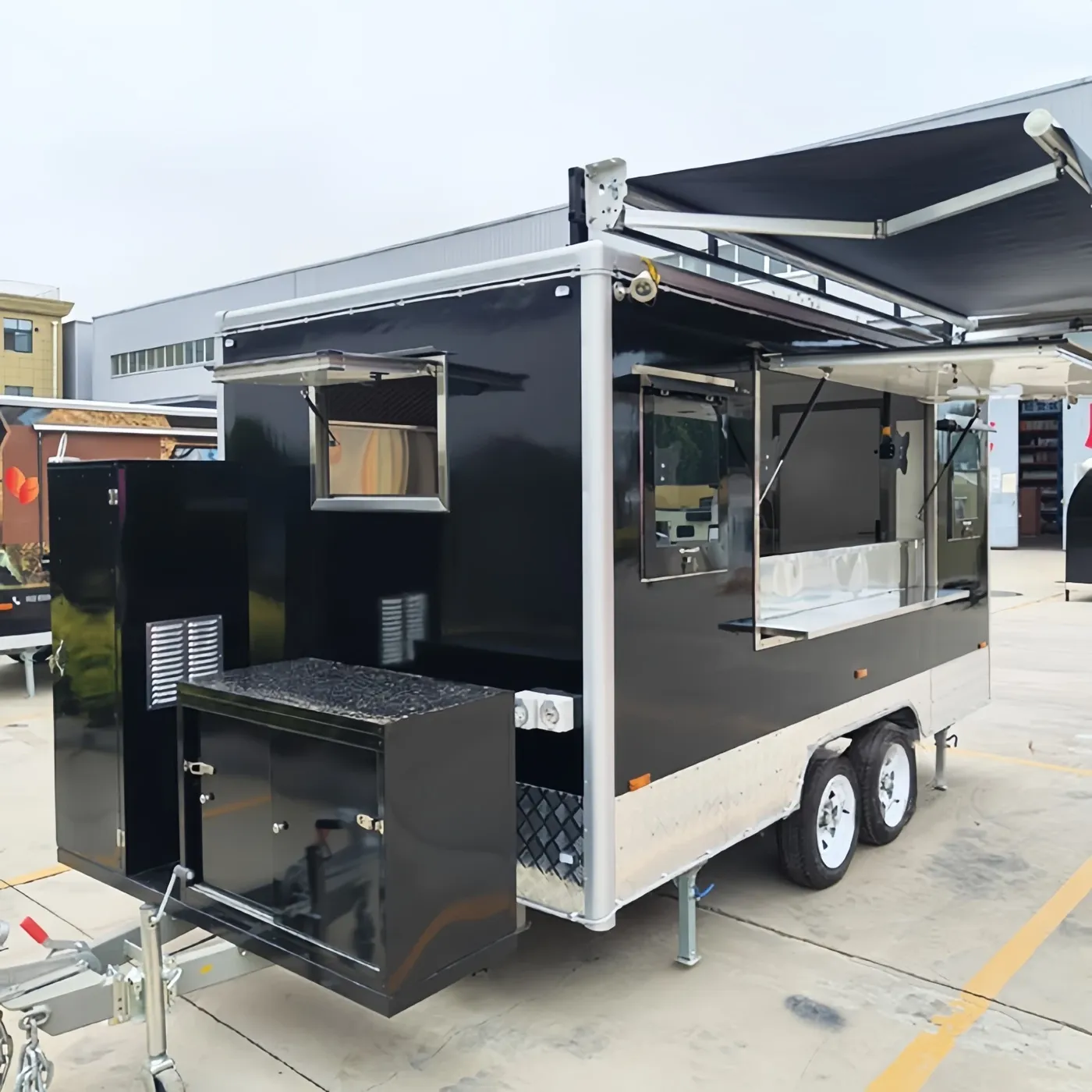 Food Trailer Food VAN Food Truck Mobile Trailer Fast Food Shop