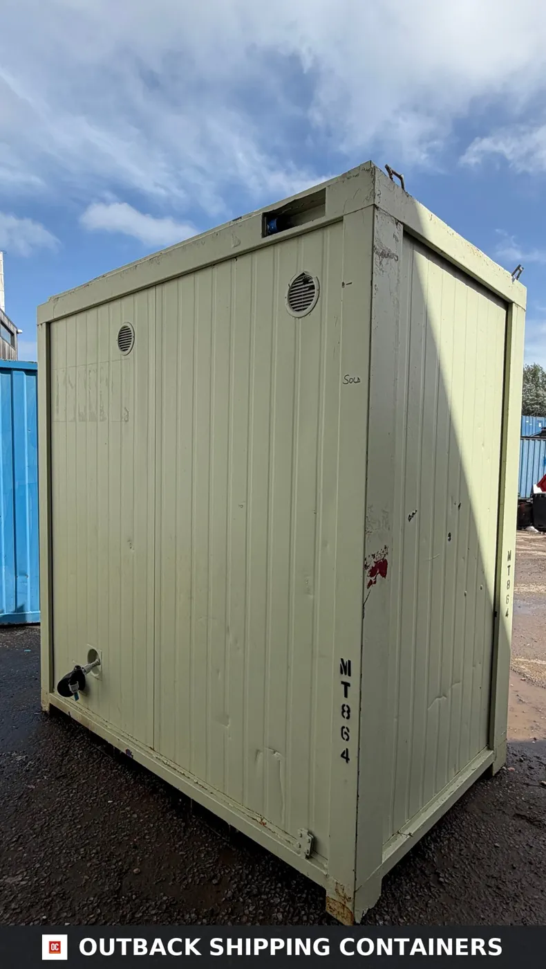Double Toilet Block — Male & Female WC — 8x5 Ft — Portable Toilet Block — 1+1 Toilet Block