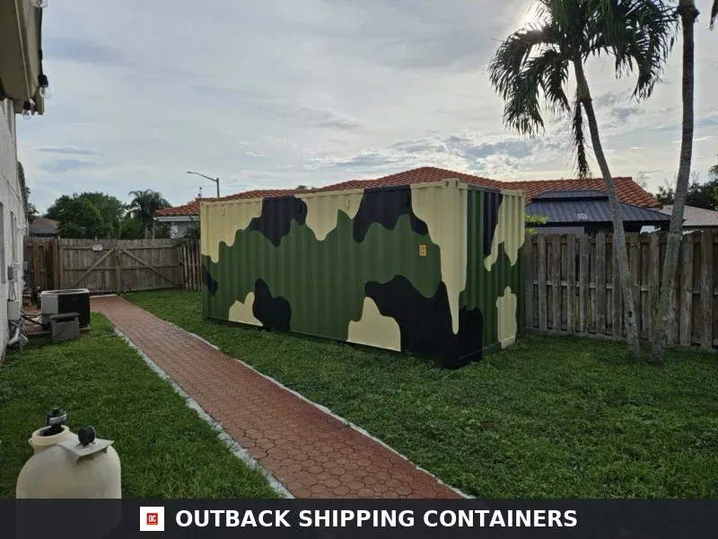 20ft Camouflage Storage Container – Wind & Water Tight