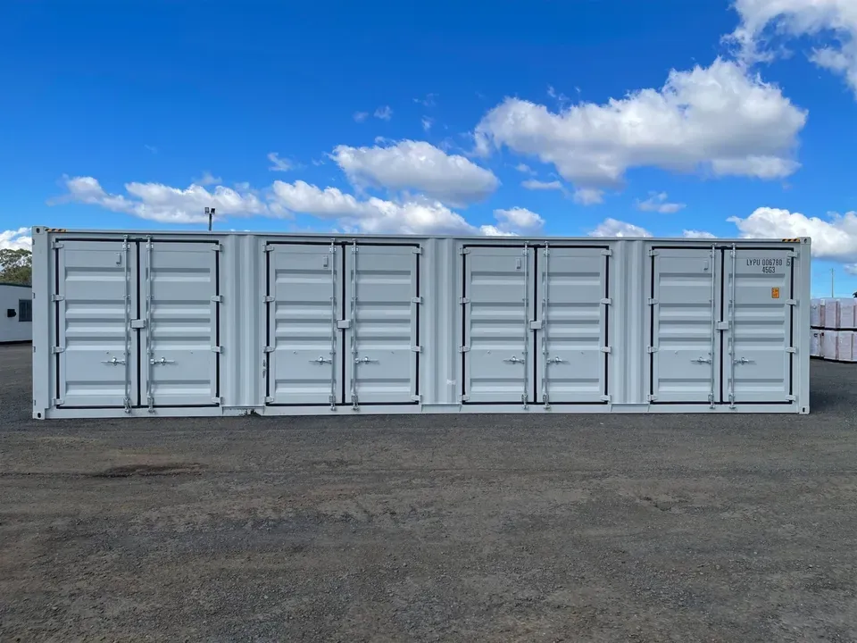 40FT High Cube Storage Shipping Container Conex w/4 Open Side Door