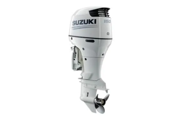 Suzuki DF150TLW2, 150 HP, 20 IN SHAFT, REMOTE, ELECTRIC, WHITE