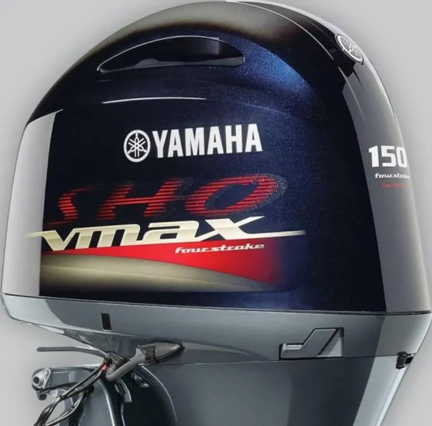 Yamaha VF150LA, 150 HP, 20" SHAFT, REMOTE, ELECTRIC, PT&T, VMAX SHO 2.8L