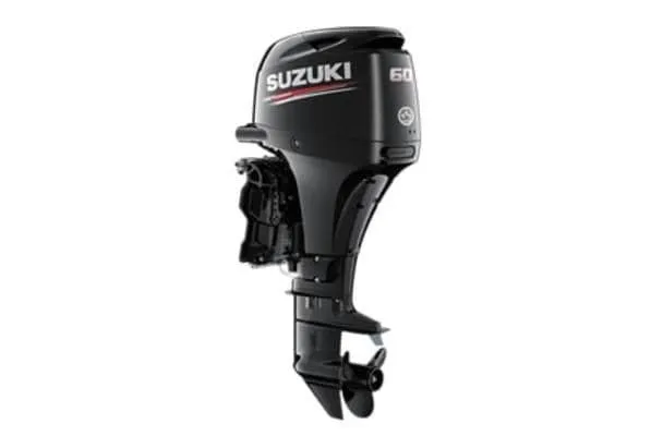 Suzuki DF60ATL2, 60 HP, 20 IN SHAFT, REMOTE, ELECTRIC, BLACK