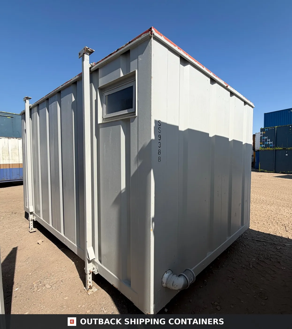 16x9ft — 3 + 1 Toilet Block — Portable Building — Site Accommodation