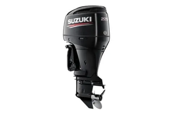 Suzuki DF225TX2, 225 HP, 25 IN SHAFT, REMOTE, ELECTRIC, BLACK