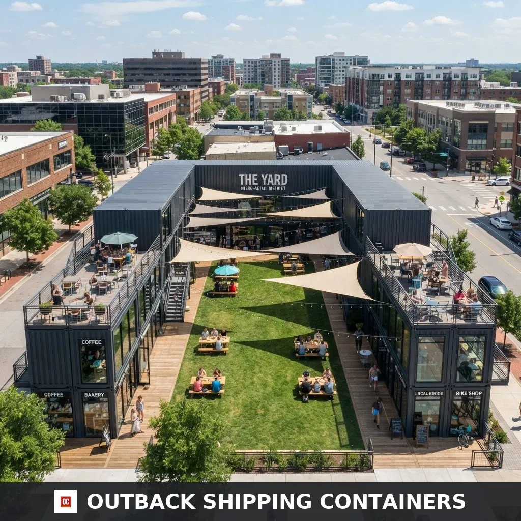 Stockbridge Container Park — 8-Container Micro-Retail District