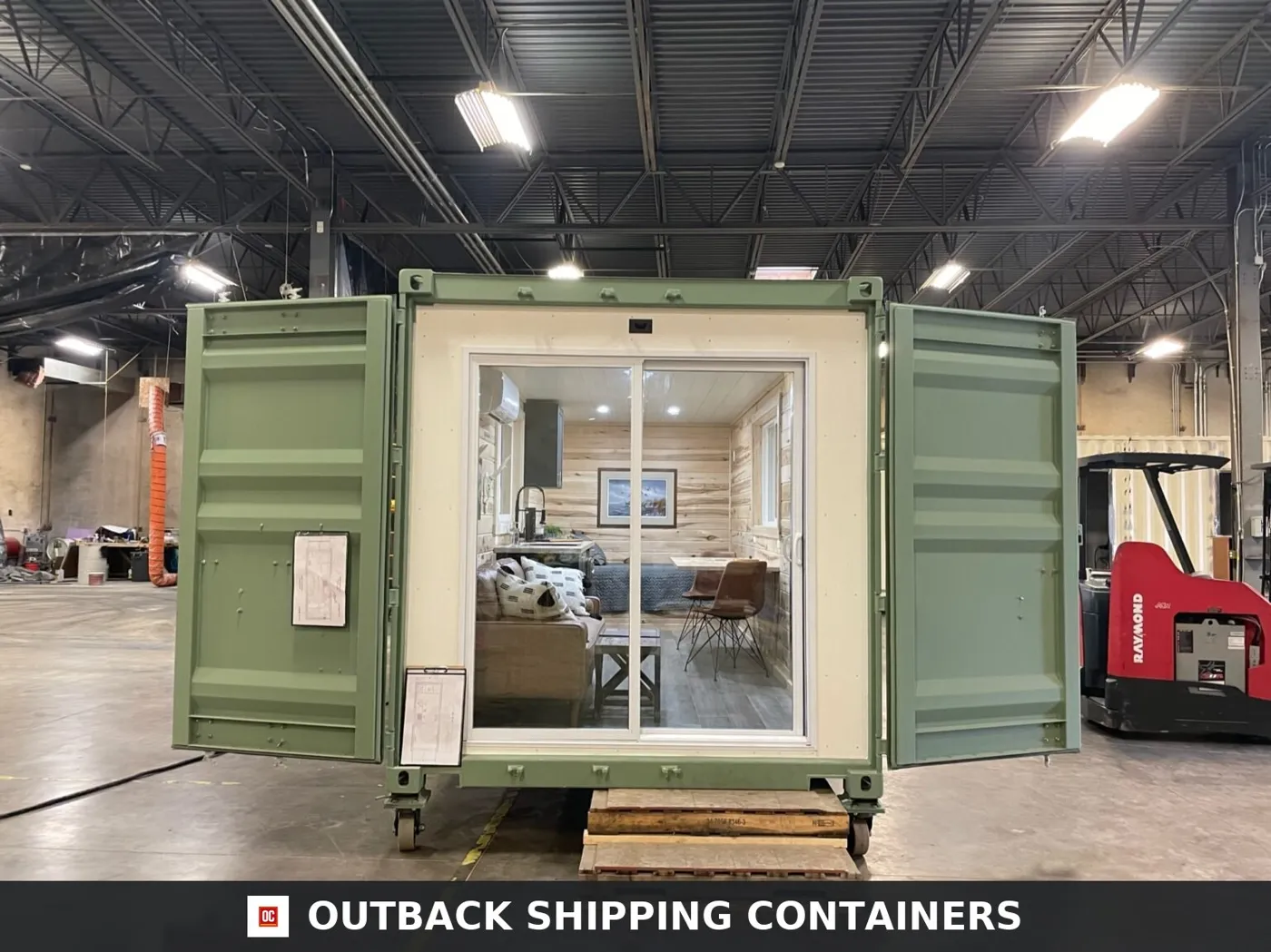 20FT Jack Hunting Container Cabin | Off-Grid Container Home with Kitchen & Rooftop Deck