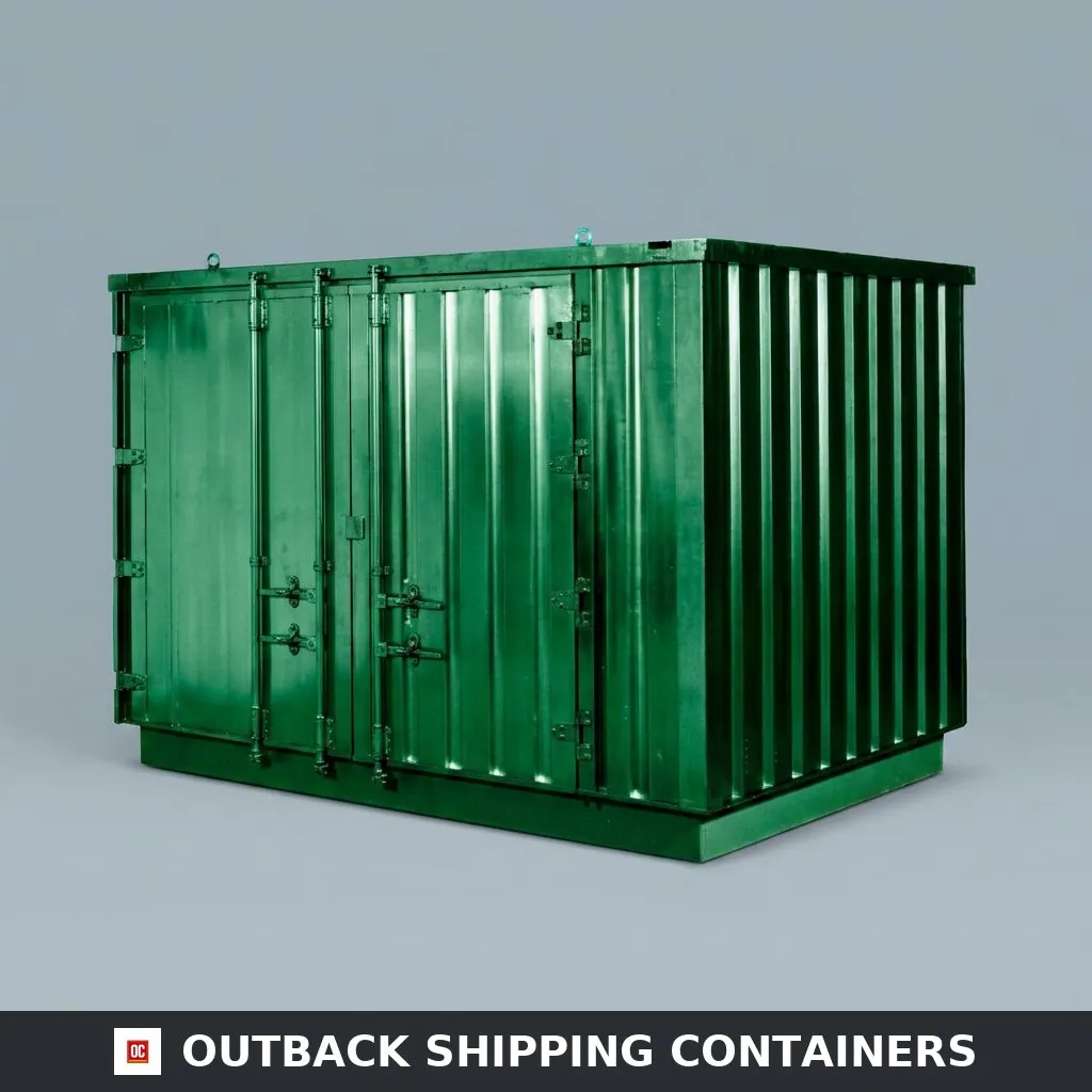4m x 2.1m Powder Coated Flat Packed Store
