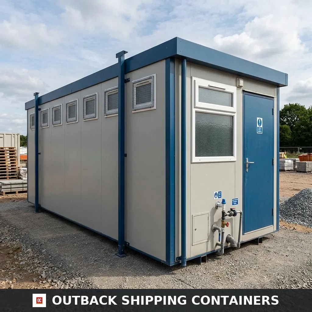 6+1 Steel Toilet Cabin