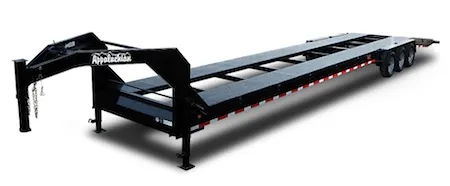 Two Truck Gooseneck Hauler Trailer Professional Series GVWR 20,000 lb.