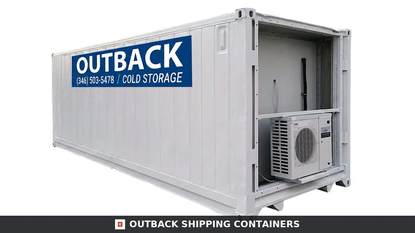 Single-Phase 20ft New Refrigerated Container Medium Temp