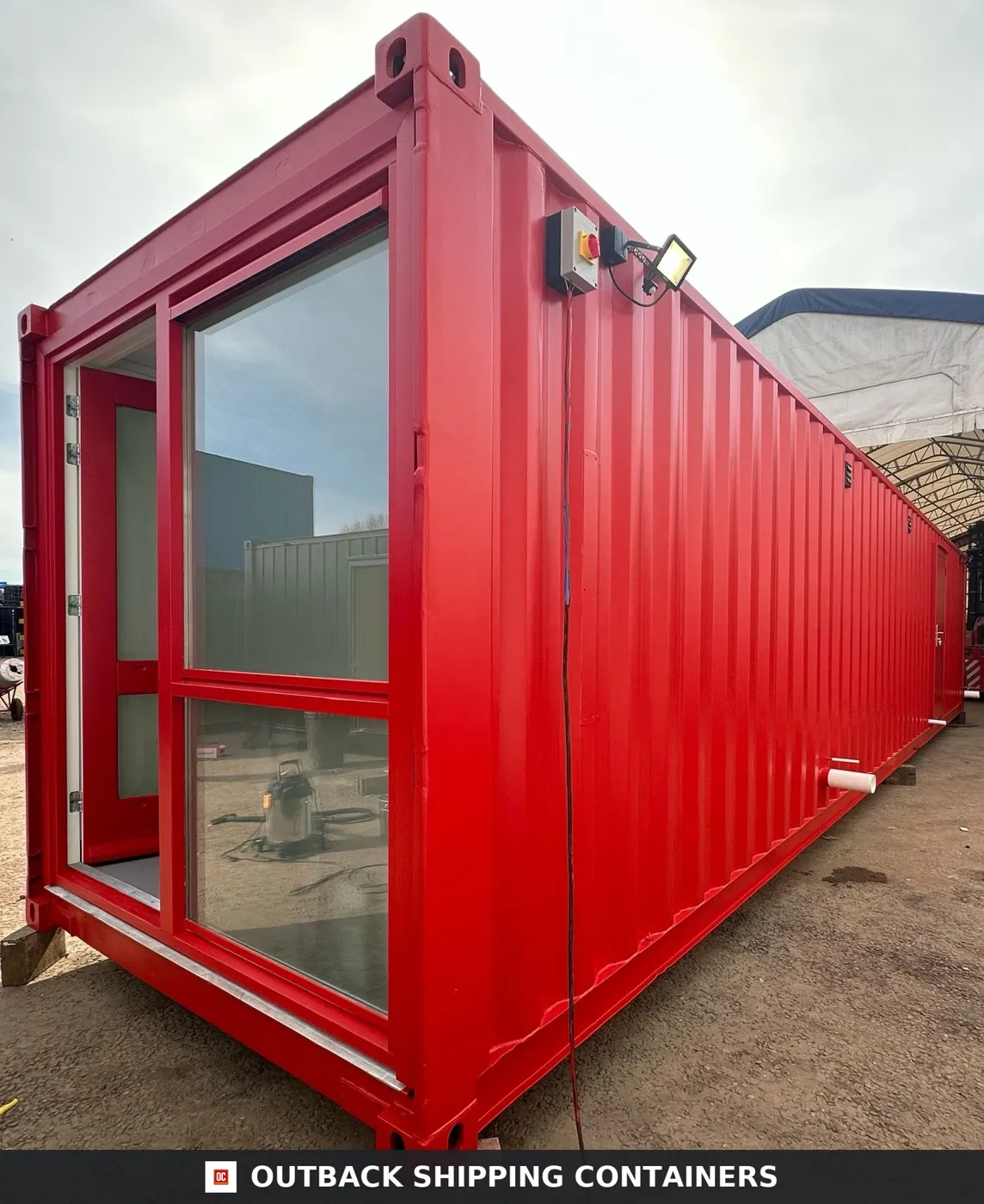 40x8ft — CUSTOM — Shipping Container Conversion — Mens / Ladies + Showers — Welfare — No 1476