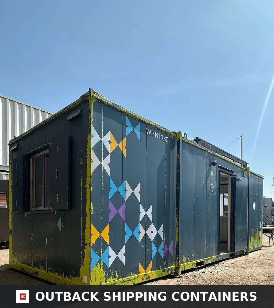 24x9ft — Office / Canteen — Building Site Accommodation — Portable Anti-Vandal