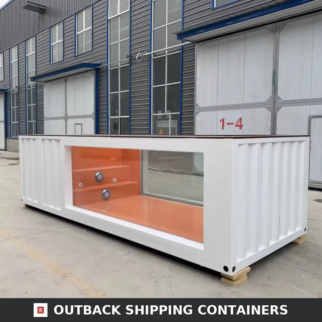 20ft Container Swimming Pool With Fiber Glass Window