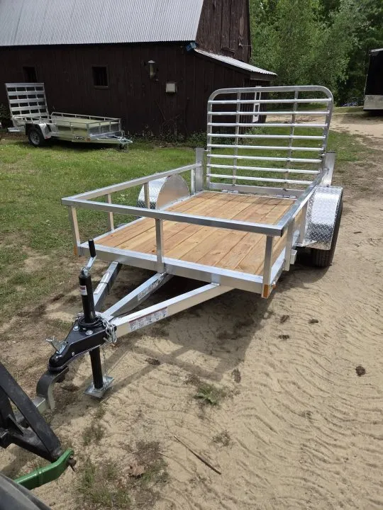 New2027 Legend Trailers 5×8 aluminum utility trailer with rear gate Utility Trailer