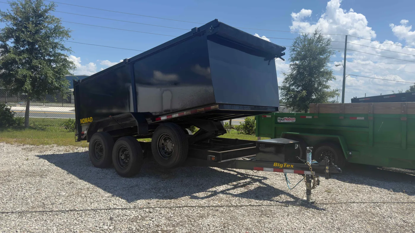 Used 7×14 BIG TEX Dump Trailer