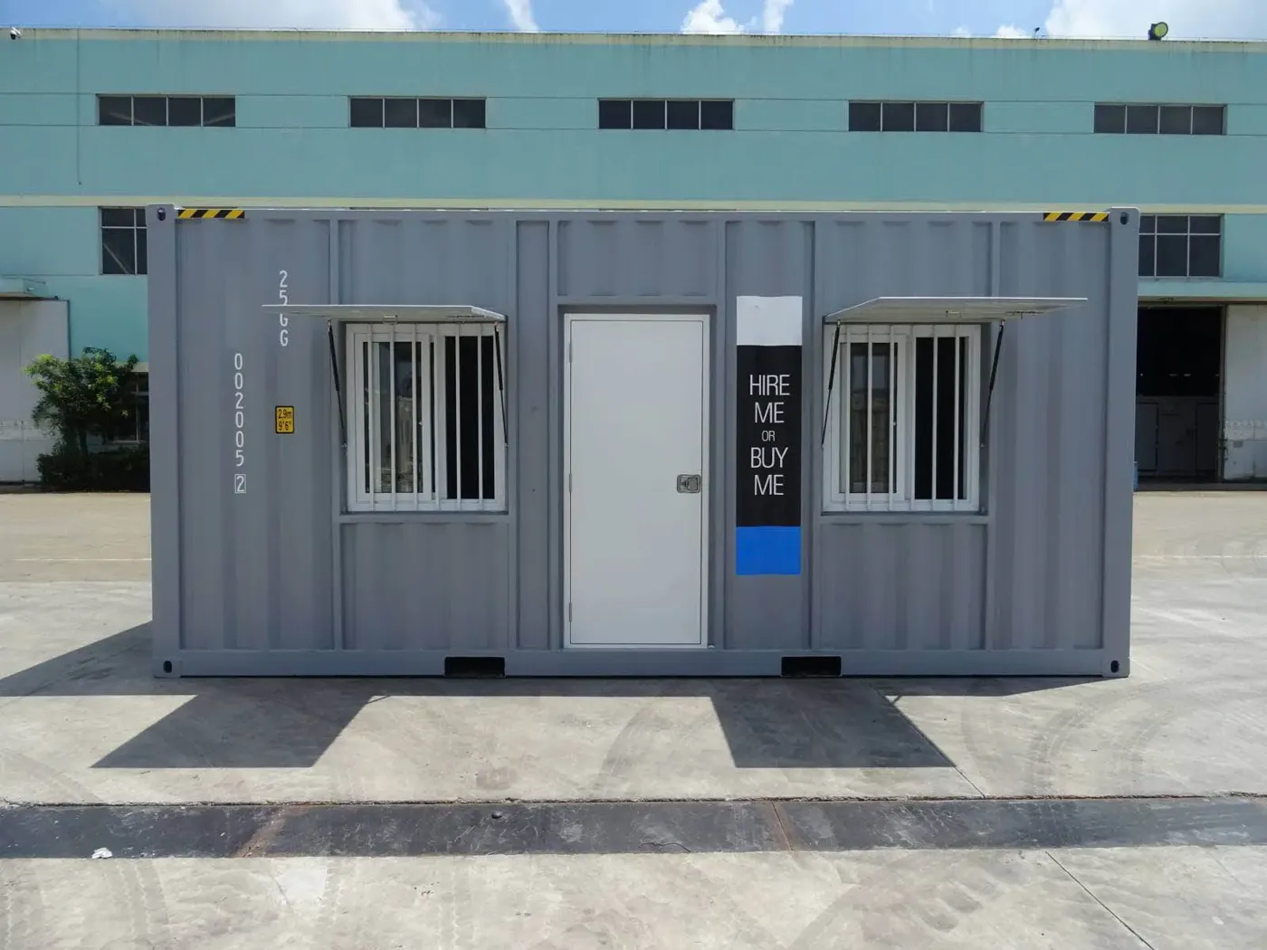 20′ High Cube Office Container with Kitchenette and Internal Conduit