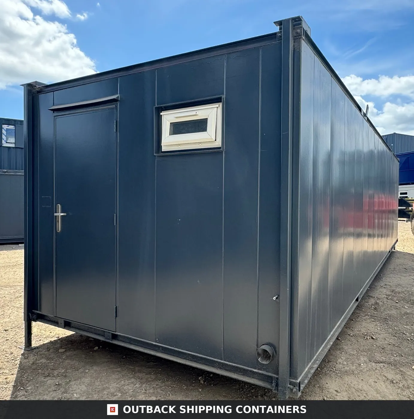 32 x 10 ft — 6+1 Toilet Block — Anti-Vandal Portable Toilet Block — No 1070