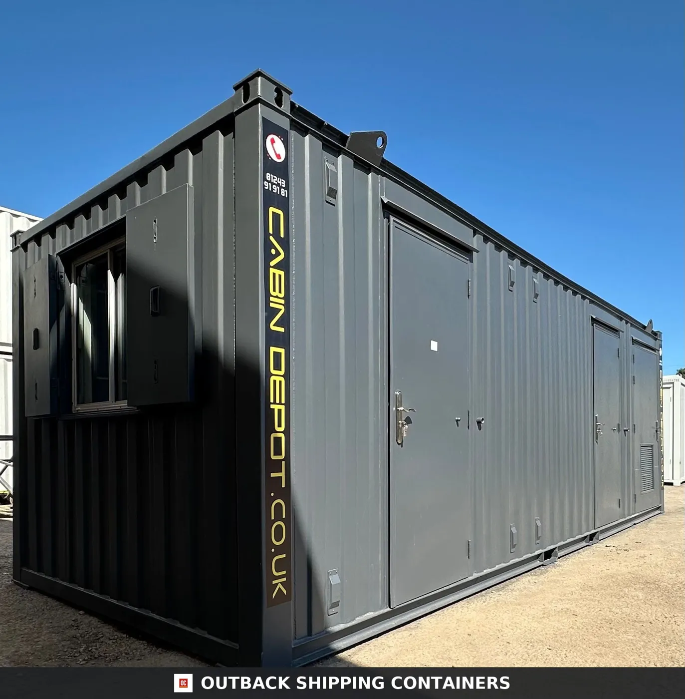 24X9FT Static Welfare Unit — Office, Toilet, Canteen | No 1215