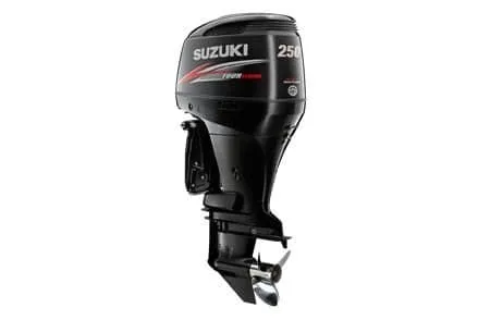 Suzuki DF250TX2, 250 HP, 25 IN SHAFT, REMOTE, ELECTRIC, BLACK