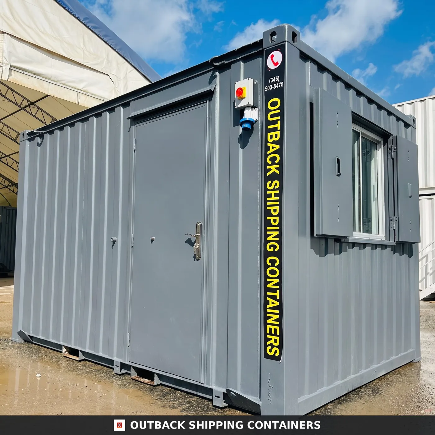12x8 ft – Canteen / Office – Open Plan – Portable Building – Anti-Vandal